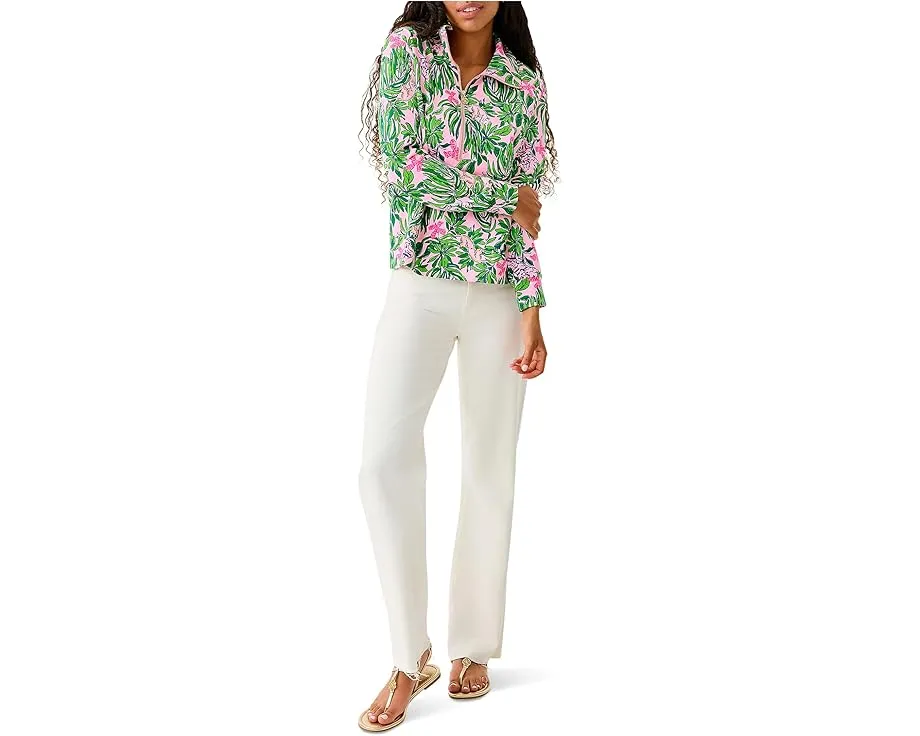 Lilly Pulitzer толстовка Eleni с защитой UPF 50+ и молнией