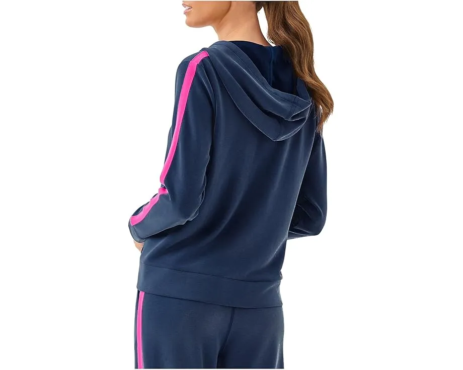 Толстовка с капюшоном Lilly Pulitzer Fenella Zip-Up из переработанного полиэстера