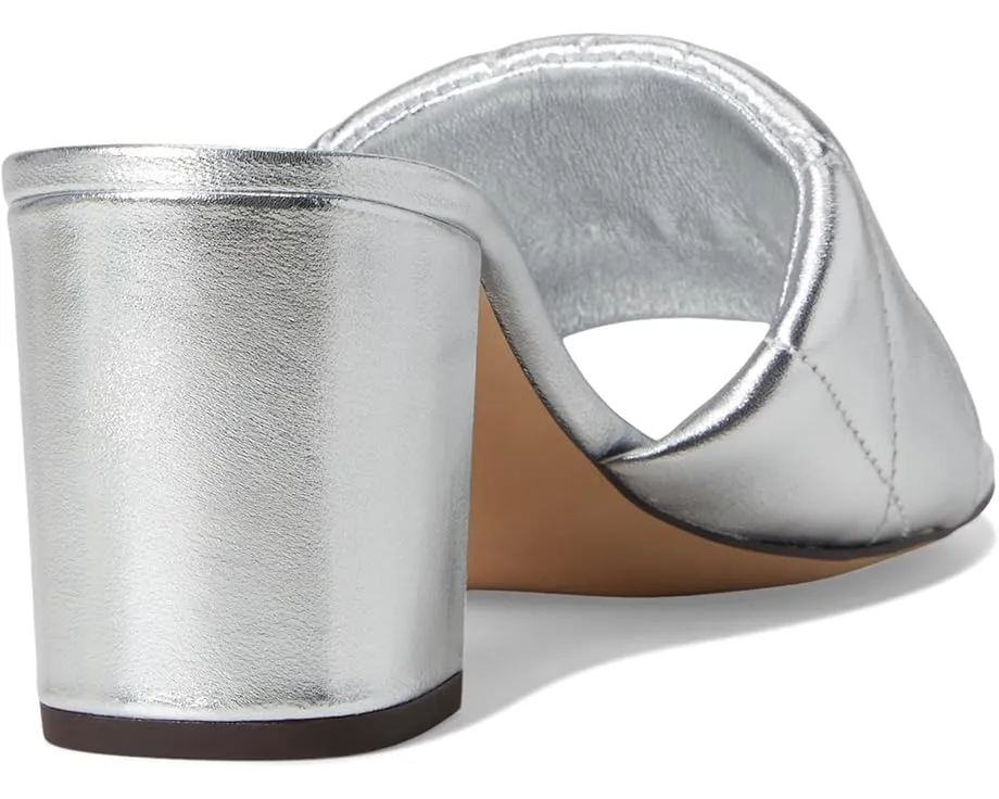 Сандалии COACH Holly на квадратном каблуке со стежкой и логотипом