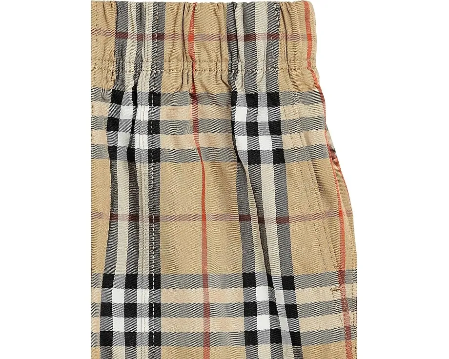 Шорты мальчиковые Burberry Trent с клеткой Sand IP