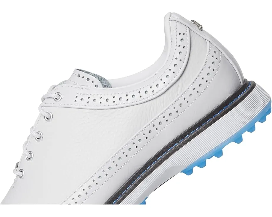 Кроссовки для гольфа Adidas MC80 без шипов с кожаным верхом и технологией Lightstrike + Boost