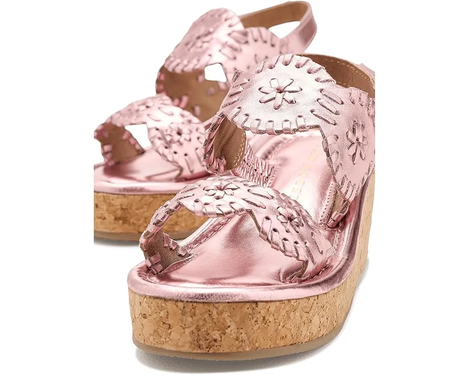 Сандалии Jack Rogers Lauren High Wedge с танкеткой для девочек