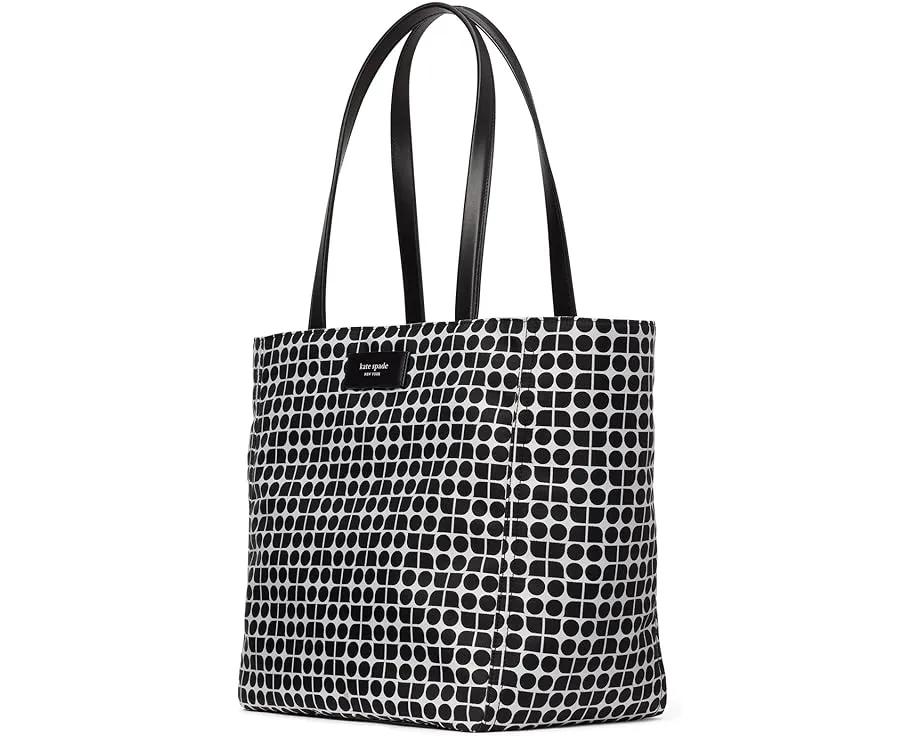 Большая сумка тоут Noel с принтом из ткани Kate Spade New York и тремя карманами