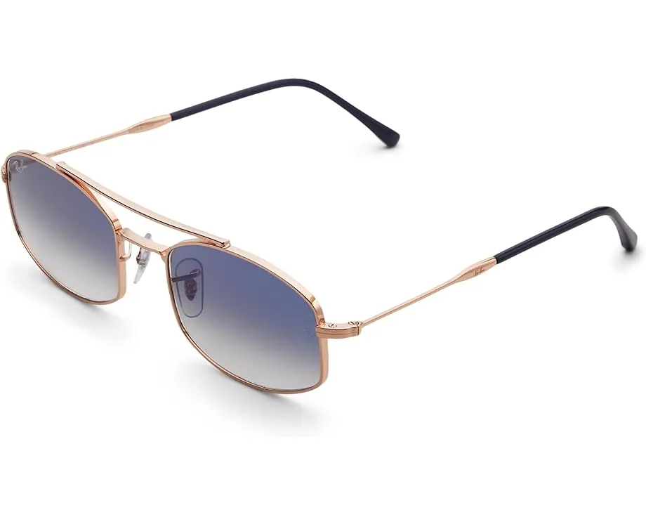 Винтажные солнцезащитные очки Ray-Ban RB3719 с двойной перемычкой