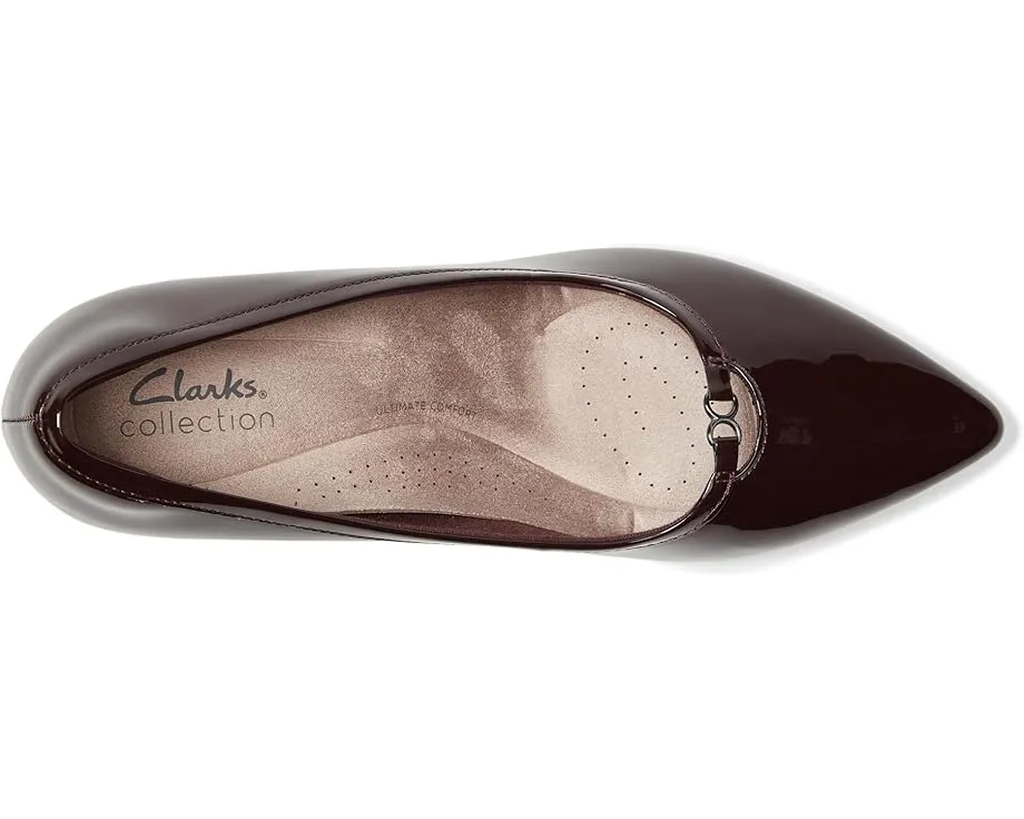 Туфли-лодочки Clarks Kataleyna West с острым носом и пеной Ultimate Comfort