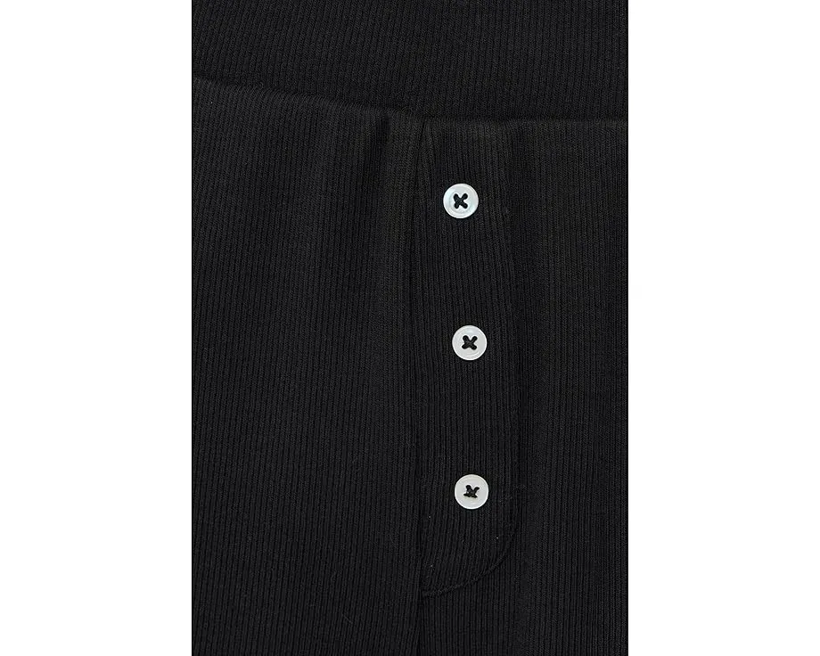 PACT брюки Dream Rib Wide Leg Lounge Pants с высокой посадкой и карманами