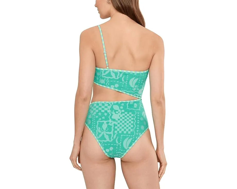 Beach Riot цельнокроеный купальник Liora с асимметричным вырезом и вырезом по центру