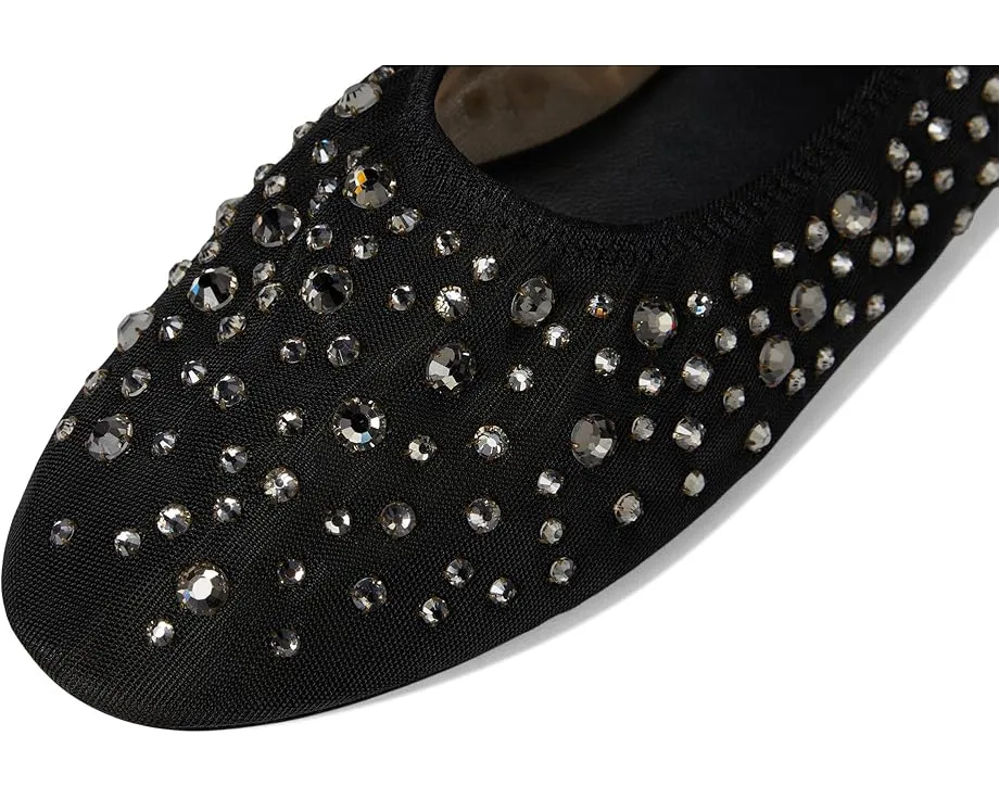 Балетки Tory Burch Crystal Ballet с кристаллами и эластичным краем