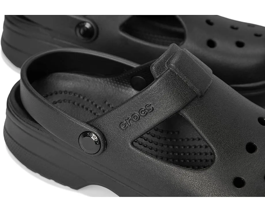Детские кроксы Crocs Classic Mary Jane с ремешком в классическом стиле