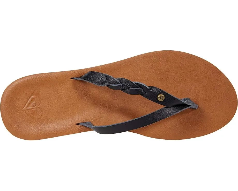 Шлепанцы Roxy Liza IV с открытым круглым носком