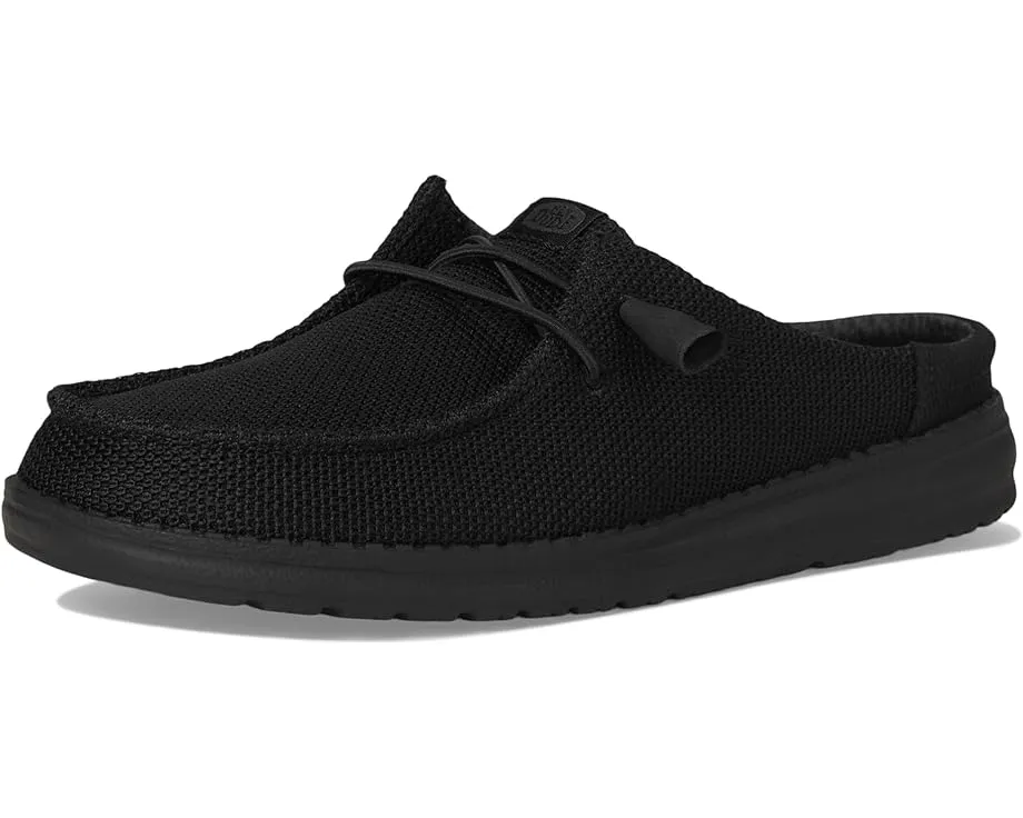 Кроссовки Hey Dude Wendy Slip Stretch Sox с искусственной кожей и круглым носком