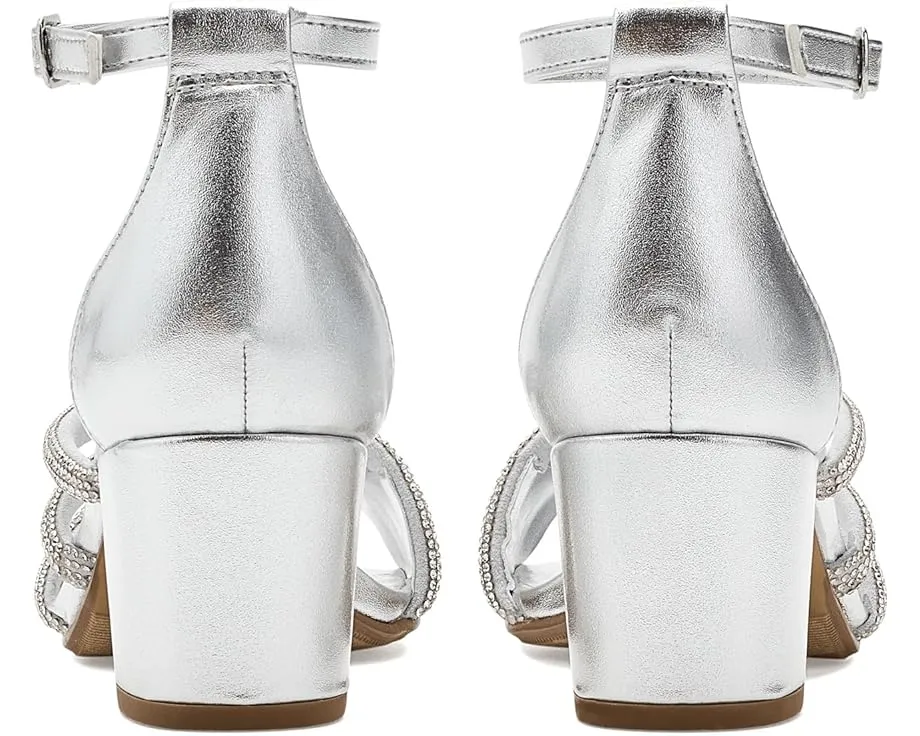 Детские сандалии Steve Madden Kids Haze с ремешками, украшенными стразами