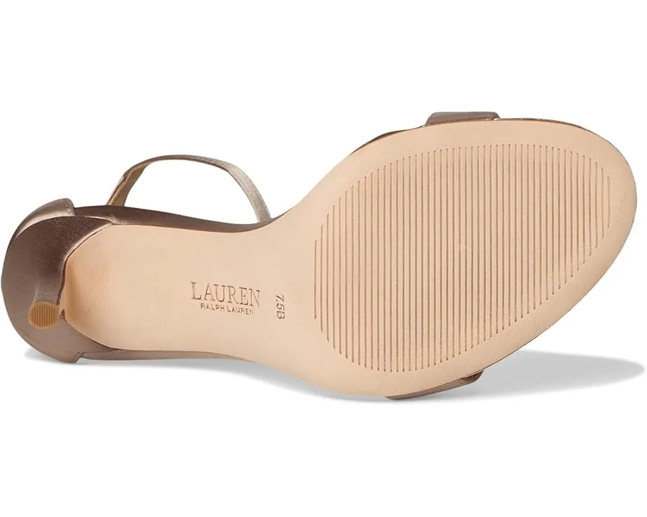 Босоножки Allie на шпильке из атласа с пряжкой Lauren Ralph Lauren