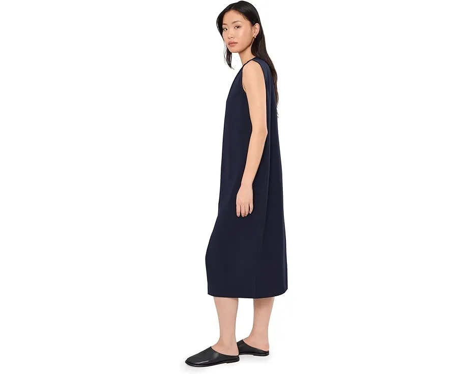 Платье Eileen Fisher Petite с круглым вырезом из пима-хлопка и стрейч-джерси