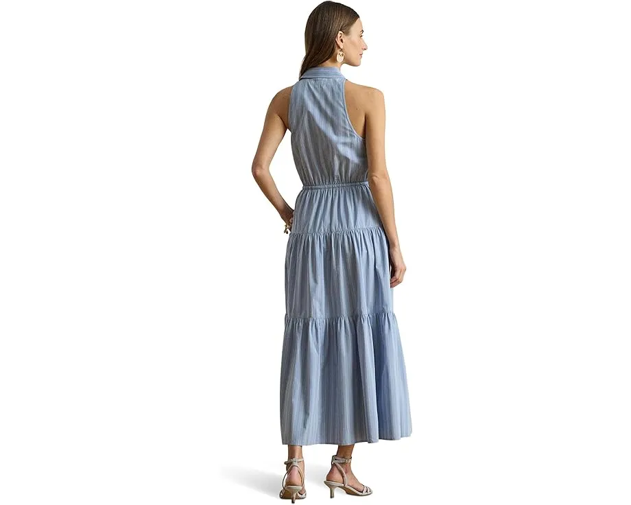 Платье-рубашка Lauren Ralph Lauren Striped Broadcloth с поясом
