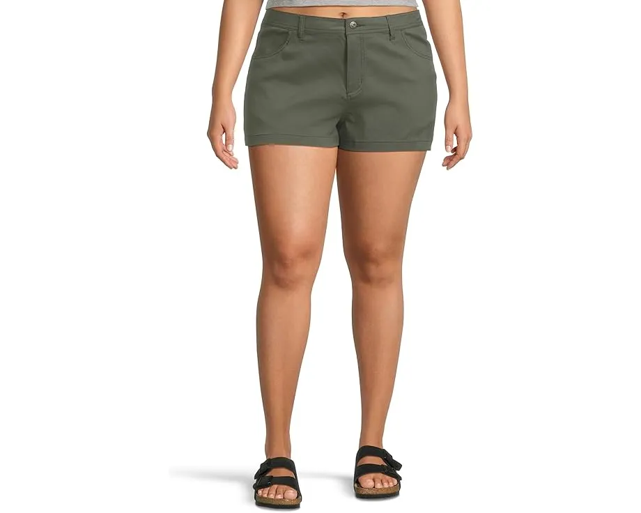 Шорты Prana Stretch Zion Halle с защитой UPF 50+ и влагоотводящими свойствами