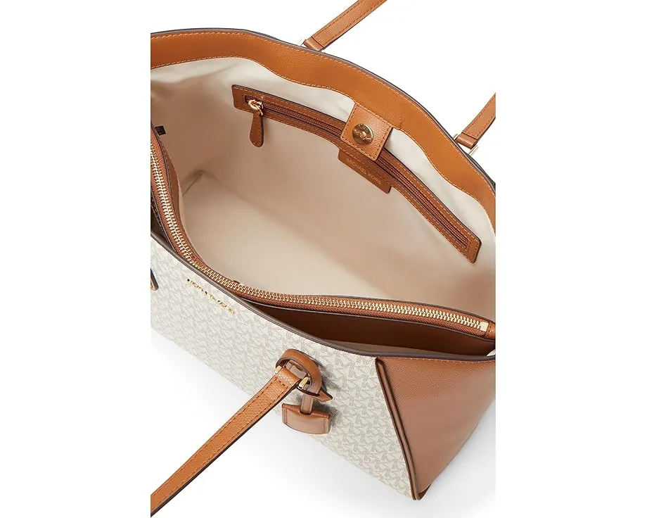 Сумка-тоут MICHAEL Michael Kors Taryn Large с верхней молнией и несколькими карманами