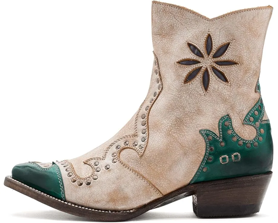 Ботинки Bed Stu Frio с вышивкой и боковой молнией