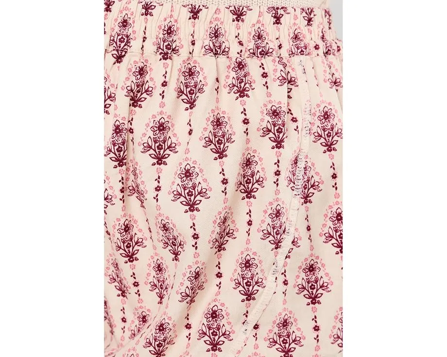 Шорты Free People Made You Blush Boxers с кружевной отделкой