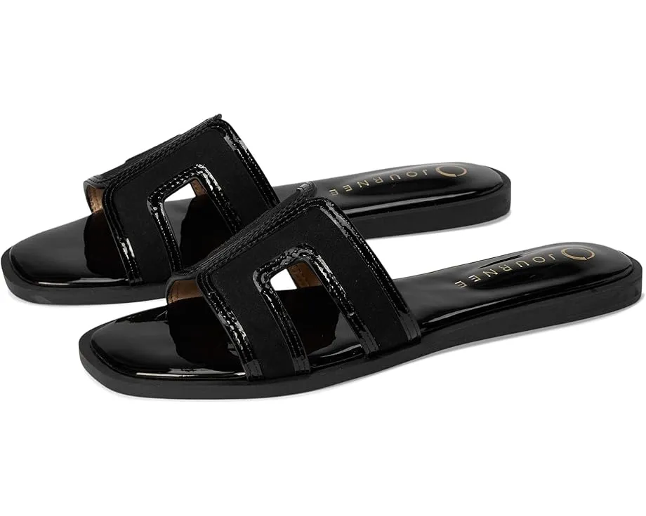 Сандалии Journee Collection Primah с одним ремешком и открытым носком