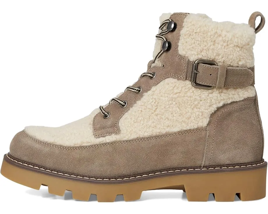 Зимние полусапожки Spring Step Namiko из искусственной овчины и замши на тракционной подошве