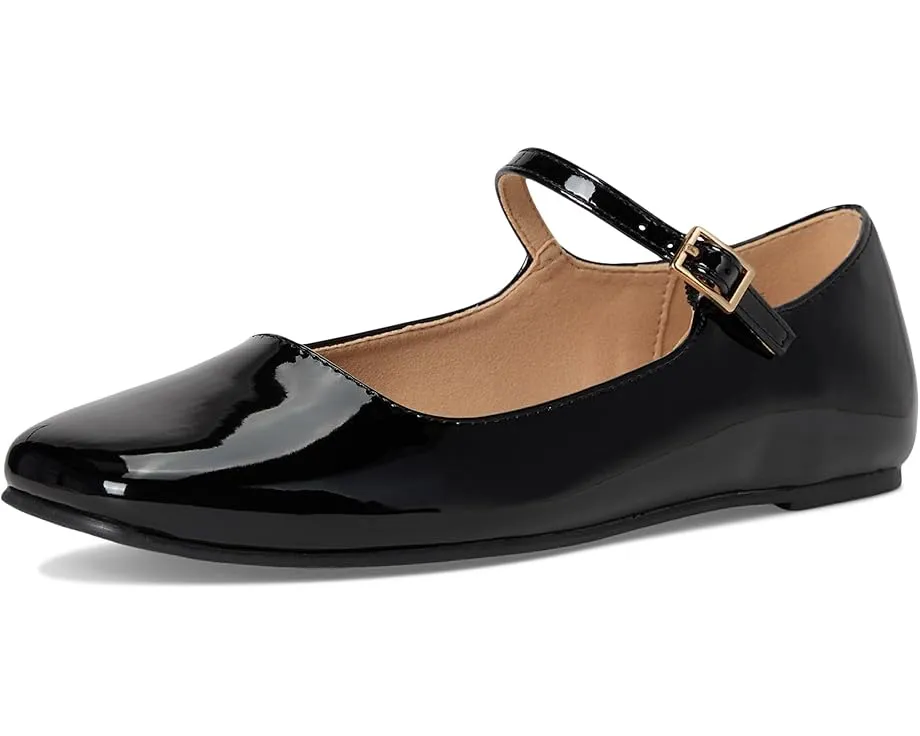 Балетки Journee Collection Carrie с ремешком и пряжкой из велюровой замши