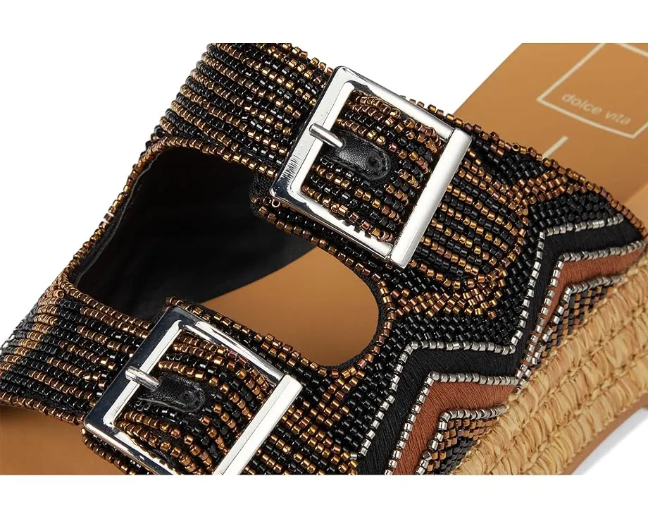 Сандалии Dolce Vita Wixie на платформе с бисерным текстильным верхом