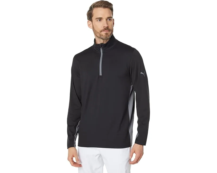 Свитшот Puma Golf Gamer 1/4 Zip с воротником и молнией