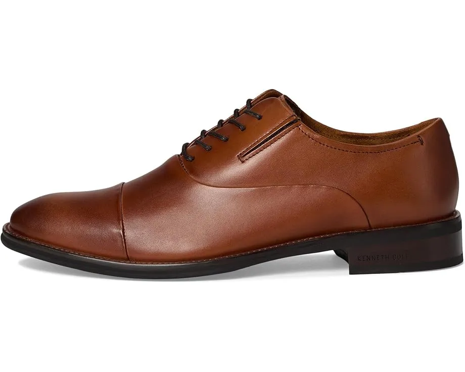 Кожаные оксфорды Tully Cap Toe с эластичной вставкой и каблуком