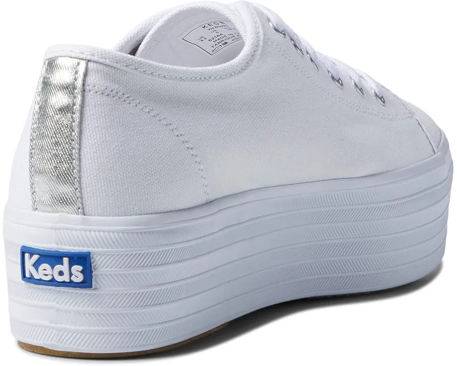 Кроссовки Keds Triple Up Canvas на высокой платформе с мягкой стелькой