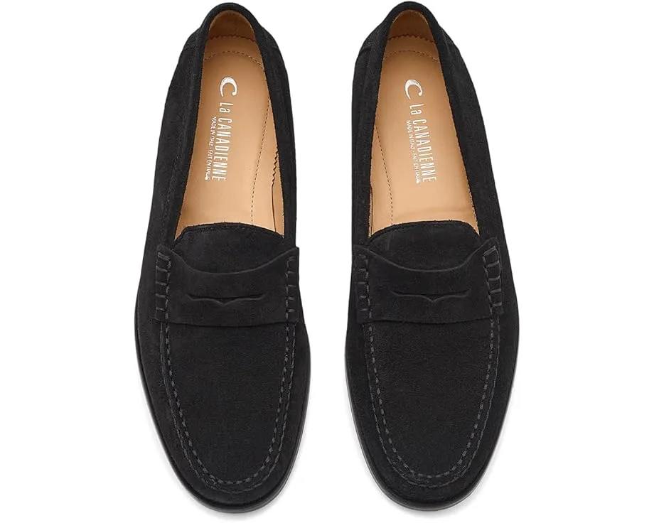 Мокасины La Canadienne Tennessee из итальянской замши с держателем для монеты