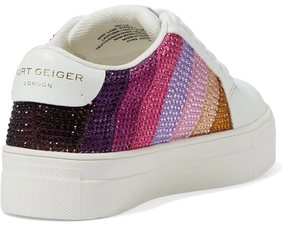 Кроссовки Mini Laney Crystal Stripe с кристаллами и разноцветными полосками