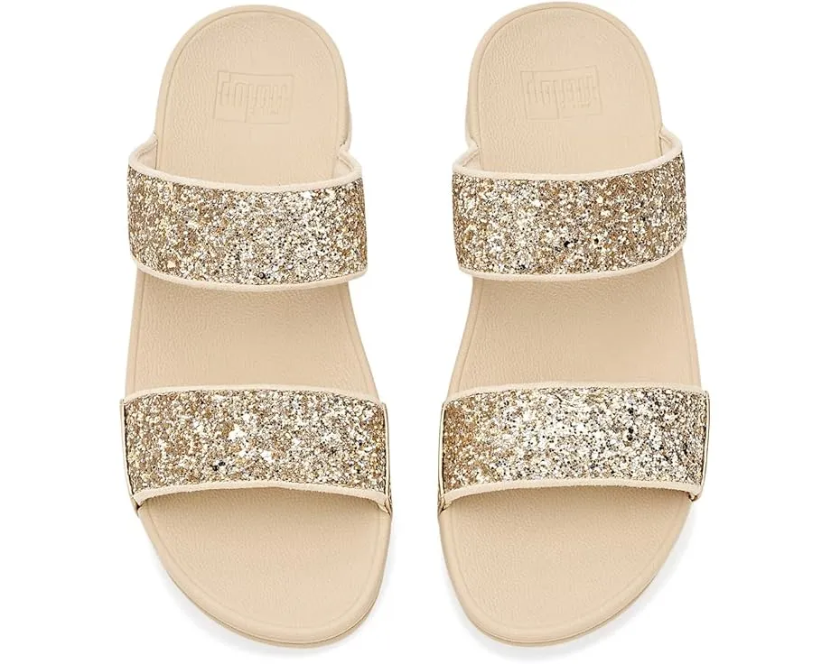 FitFlop слайды Lulu Multi-Tonal Glitter с микроволокном и амортизацией