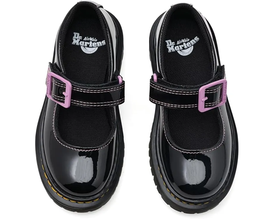 Туфли Mary Jane Dr. Martens Bex J с блестящим сердцем на массивной подошве