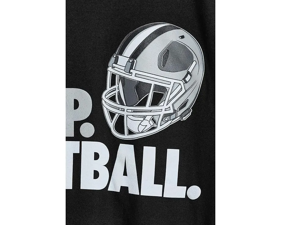 Футболка ChalkTalk SPORTS Kids Football CTS ProBlend™ с принтом Eat Sleep Football