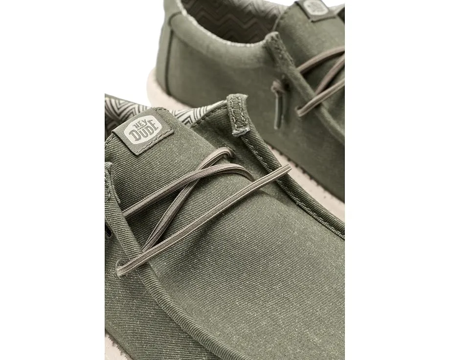 Кеды Hey Dude Wally Stretch Canvas из стрейч-холста