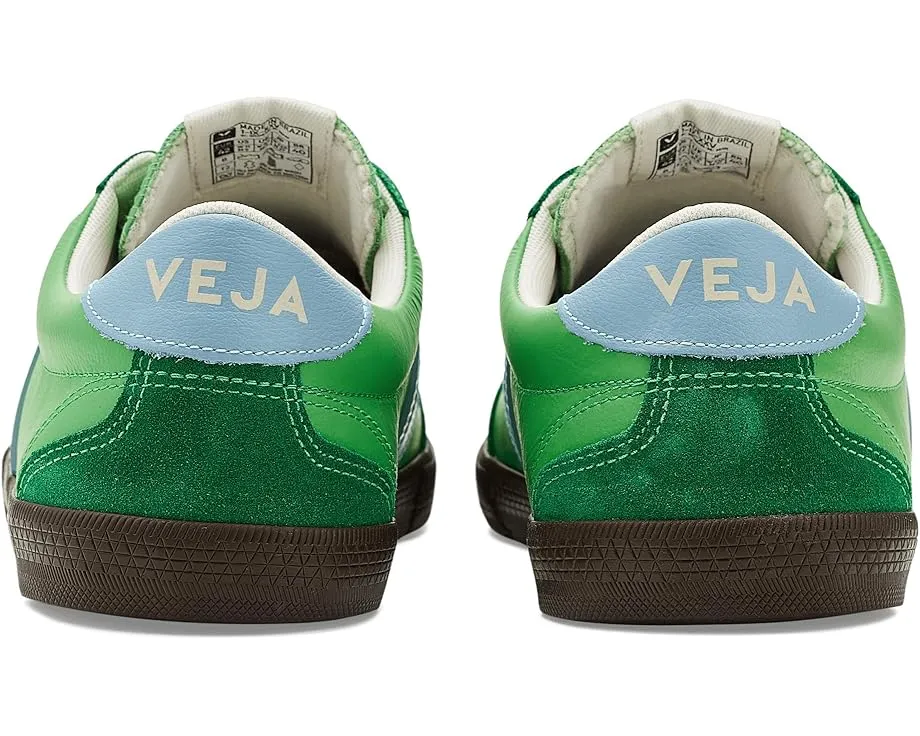 Кроссовки VEJA Volley из кожи с круглым носком и резиновой подошвой