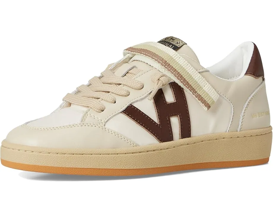 Кроссовки Vintage Havana Next с кожаным верхом и полосатой застежкой на липучке