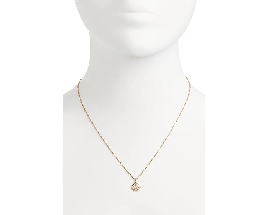 Мини-подвеска Kate Spade New York Everyday Spade Pave с кристаллами