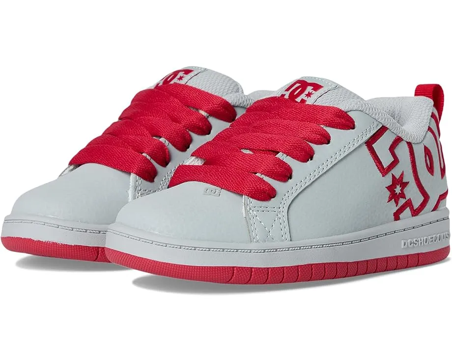 DC Kids Court Graffik детские скейтбордические кеды с вулканизированной подошвой