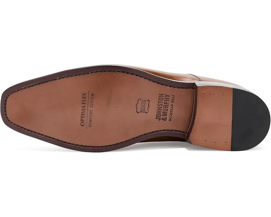 Johnston & Murphy Ashton Cap Toe туфли кэп-тое из натуральной зернистой кожи