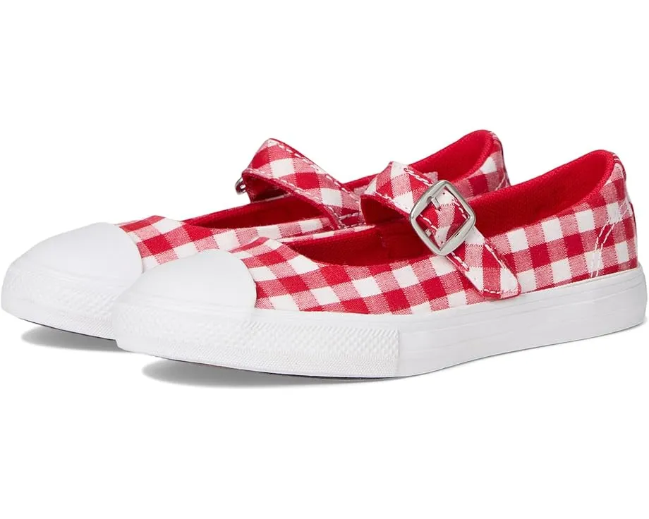 Детские туфли Converse Kids Chuck Taylor All Star Dainty Mary Jane в клетку на липучке