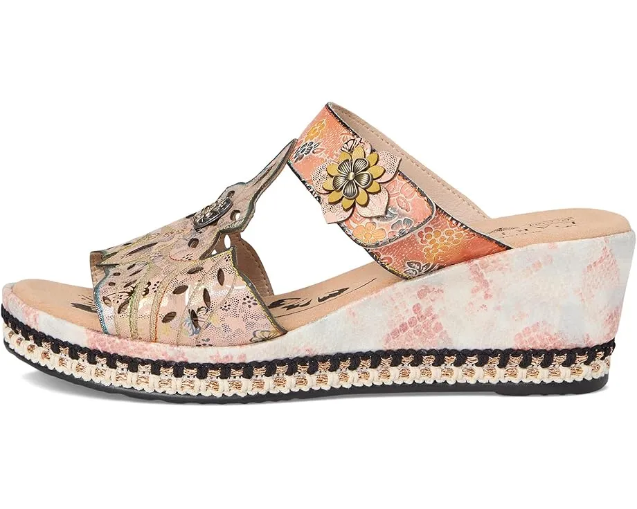 L'Artiste by Spring Step Сандалии Coverup с лазерной резкой и клиновидным каблуком