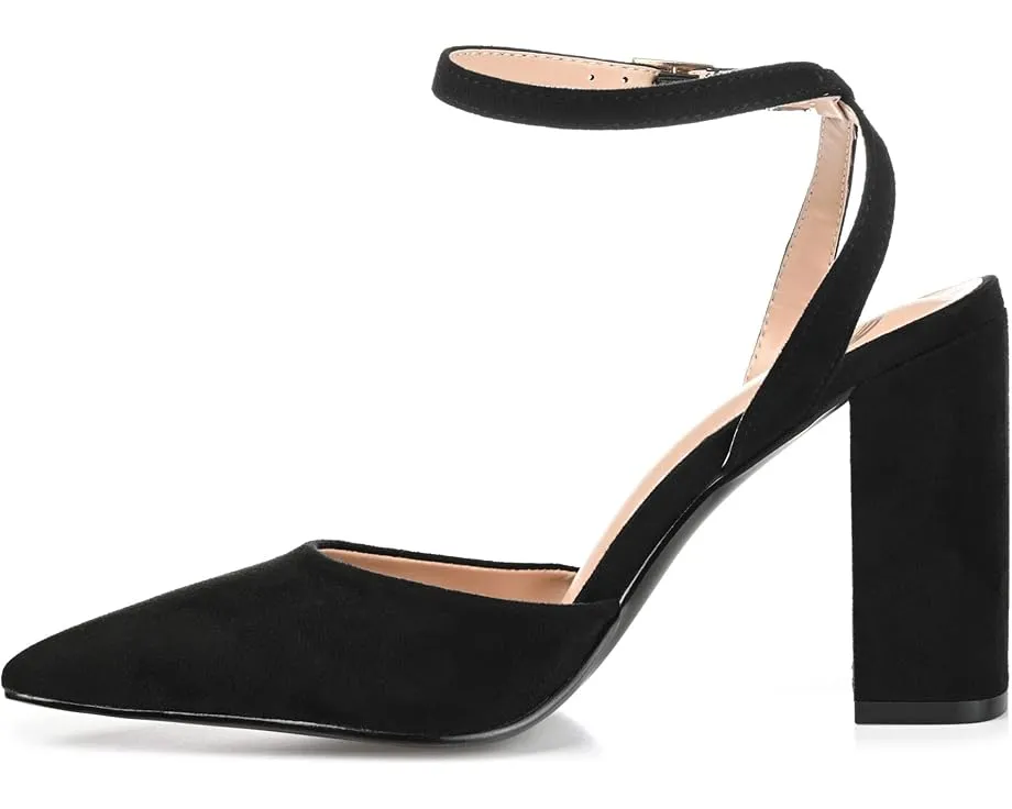 Туфли-лодочки Journee Collection Tyyra с квадратным каблуком и ремешком на щиколотке