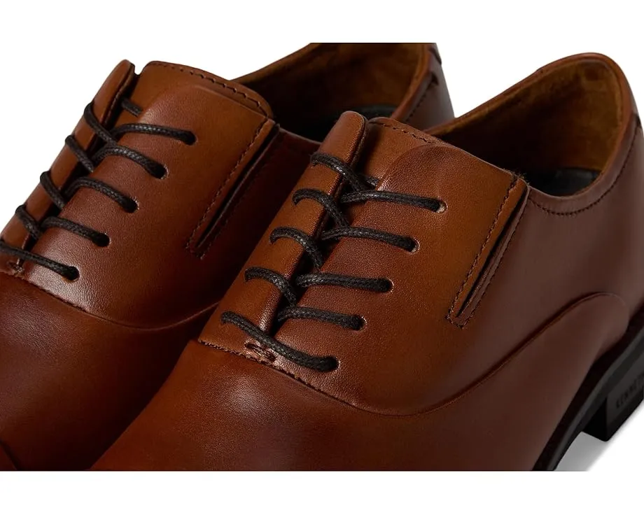 Кожаные оксфорды Tully Cap Toe с эластичной вставкой и каблуком