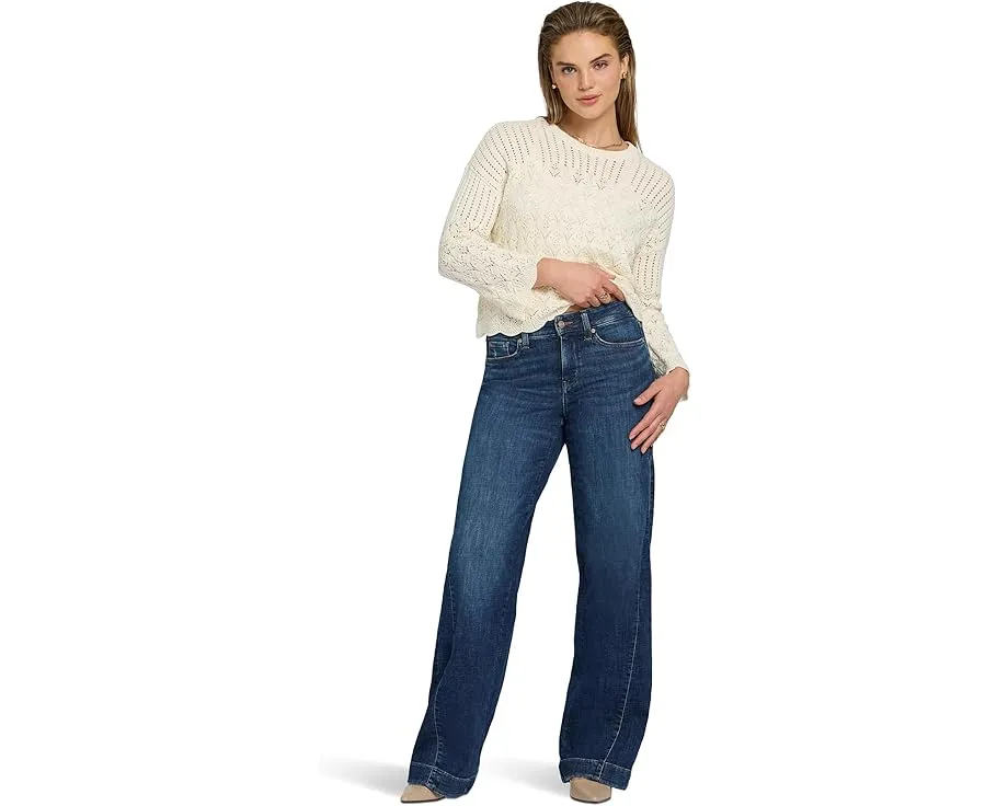 Джинсы NYDJ с широкими брючинами и вставками-клиньями по бокам в цвете Sunset Villa