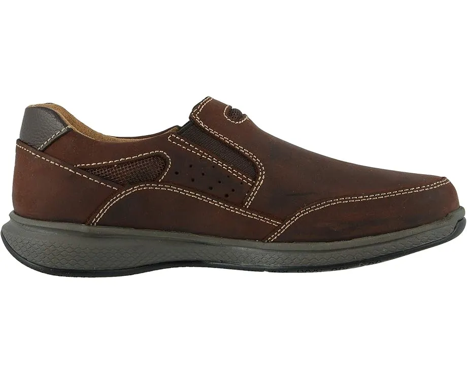 Florsheim Kids Great Lakes Sport Slip с контрастной строчкой и стелькой Memory Foam