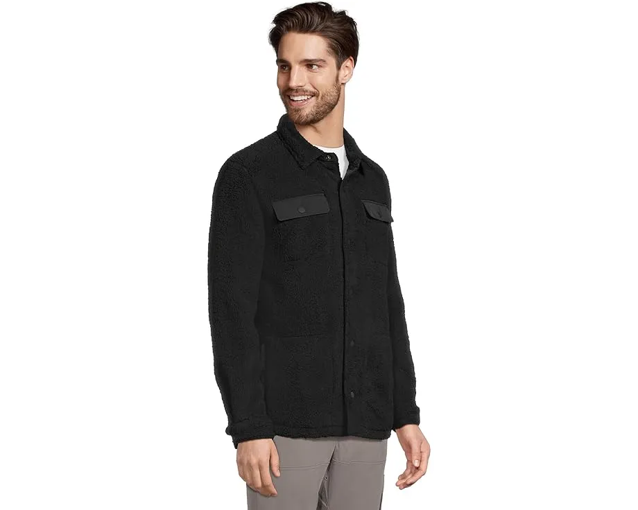 Куртка-рубашка Prana Encinitas Fleece из переработанного флиса с накладными карманами