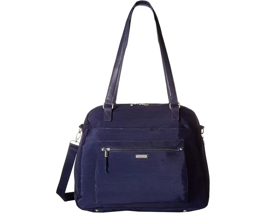 Baggallini расширяемая сумка-тоут для ноутбука с наручным чехлом для телефона RFID