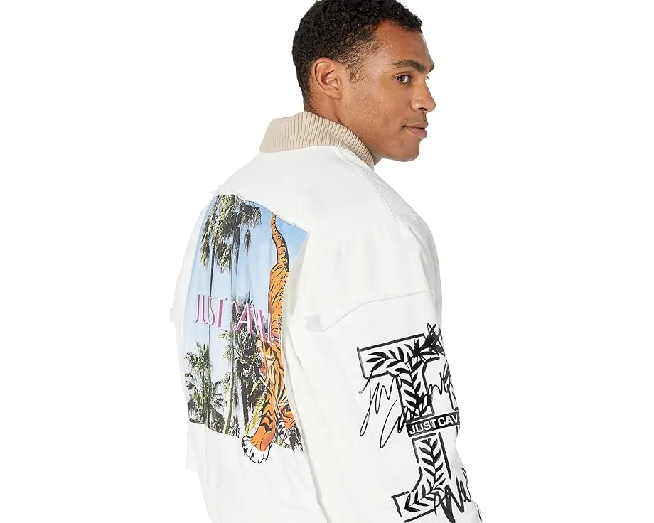 Куртка-бомбер Just Cavalli Padded Nylon с утеплителем и стеганым узором